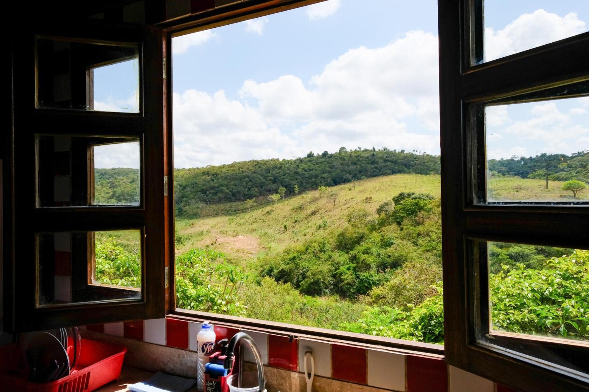 Chalé com Vista Privilegiada Pilões de Dentro Esterno foto