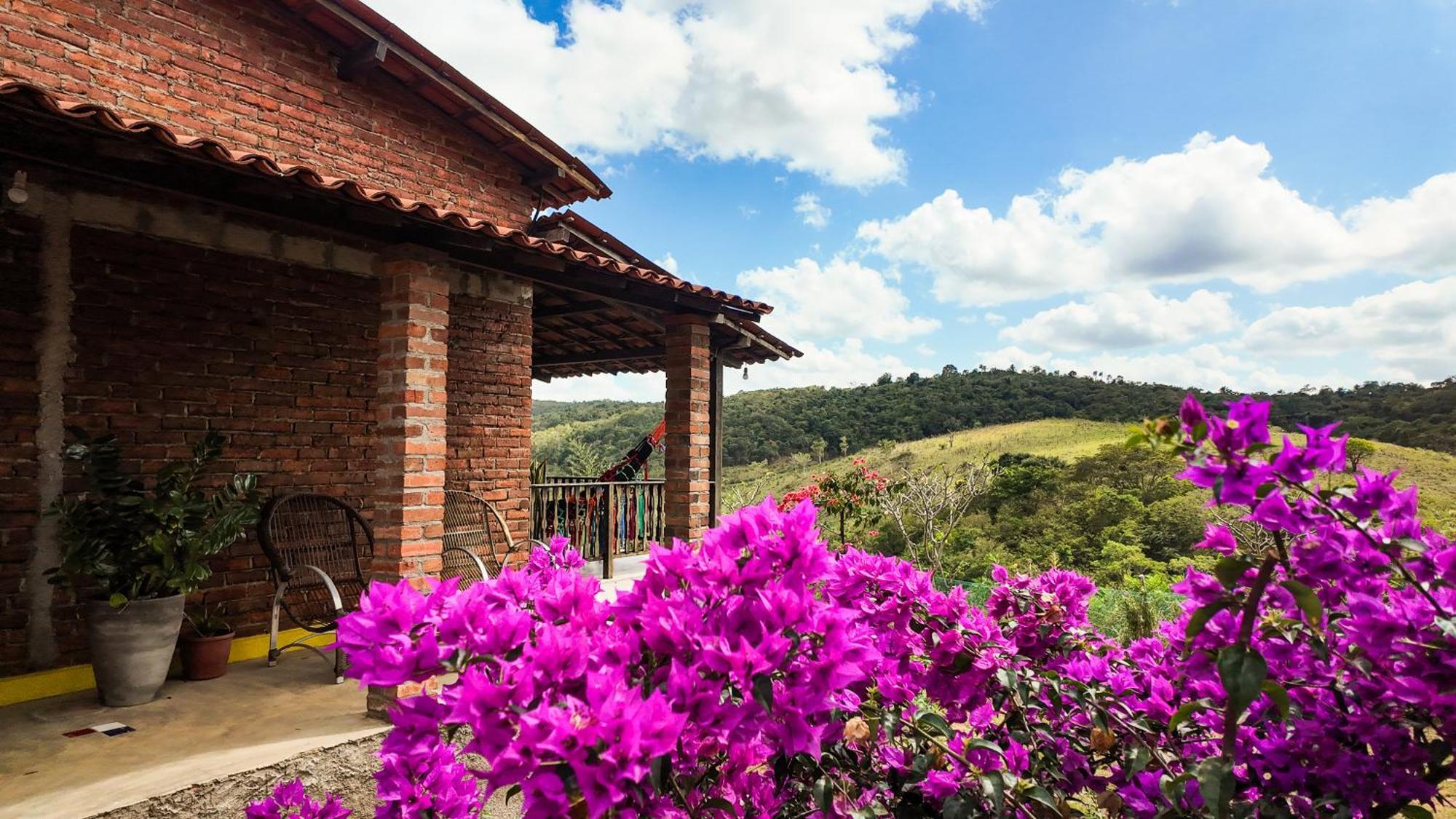 Chalé com Vista Privilegiada Pilões de Dentro Esterno foto