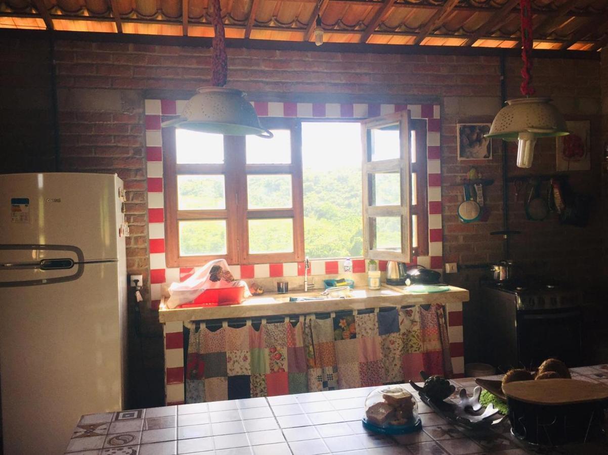 Chalé com Vista Privilegiada Pilões de Dentro Esterno foto